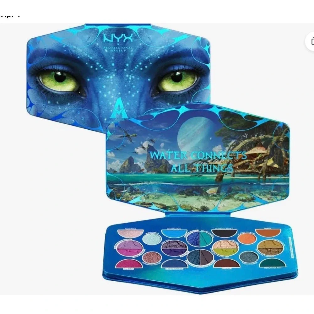 Nyx Cosmetics Avatar 2 The Way Of Water Color Eyeshadow Palette